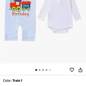 Amazon Kids One Piece Set - Blue and White